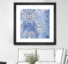 Blue Ex III by Eva Watts on GIANT ART - blue abstract