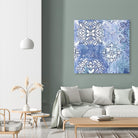 Blue Ex III by Eva Watts on GIANT ART - blue abstract