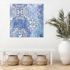 Blue Ex III by Eva Watts on GIANT ART - blue abstract