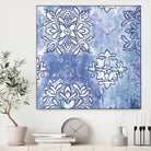 Blue Ex III by Eva Watts on GIANT ART - blue abstract