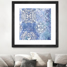 Blue Ex III by Eva Watts on GIANT ART - blue abstract