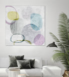 Around the Stone I by Eva Watts on GIANT ART - grey abstract