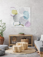 Around the Stone I by Eva Watts on GIANT ART - grey abstract