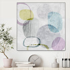 Around the Stone I by Eva Watts on GIANT ART - grey abstract