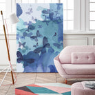 Tides I by Eva Watts on GIANT ART - cyan wildlife