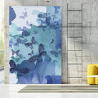 Tides I by Eva Watts on GIANT ART - cyan wildlife