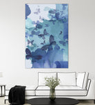 Tides I by Eva Watts on GIANT ART - cyan wildlife