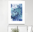 Tides I by Eva Watts on GIANT ART - cyan wildlife