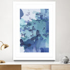 Tides I by Eva Watts on GIANT ART - cyan wildlife