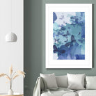 Tides I by Eva Watts on GIANT ART - cyan wildlife