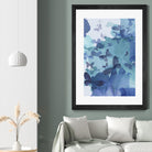 Tides I by Eva Watts on GIANT ART - cyan wildlife