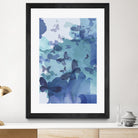 Tides I by Eva Watts on GIANT ART - cyan wildlife