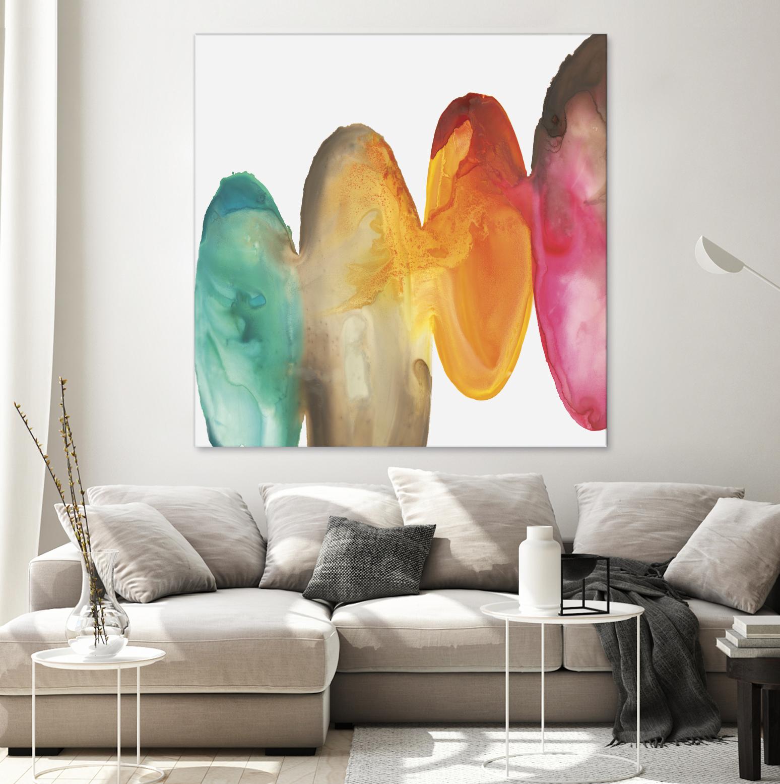 Bound I by Eva Watts on GIANT ART - orange abstract