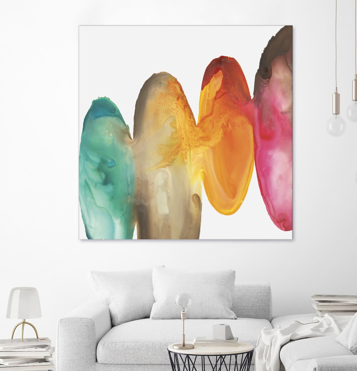 Bound I by Eva Watts on GIANT ART - orange abstract