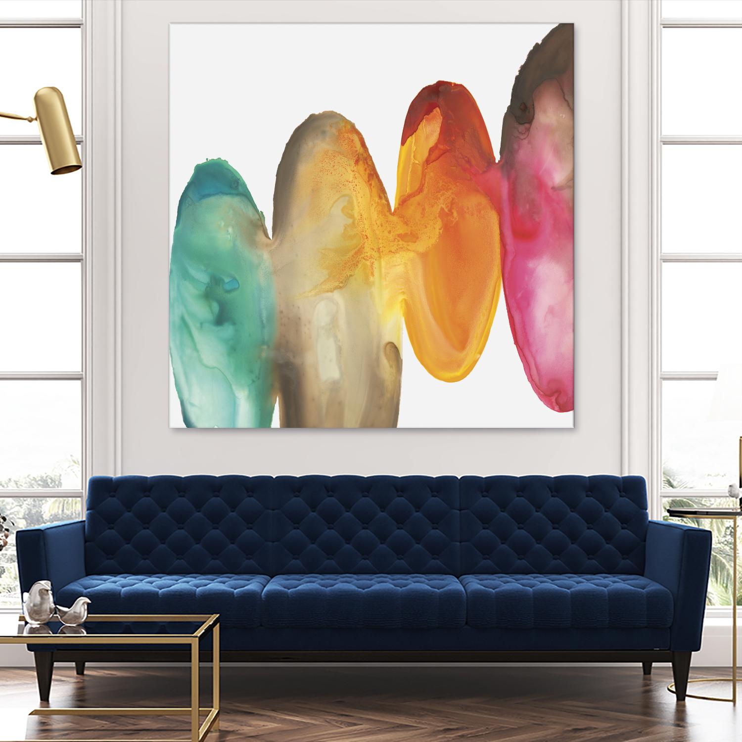 Bound I by Eva Watts on GIANT ART - orange abstract