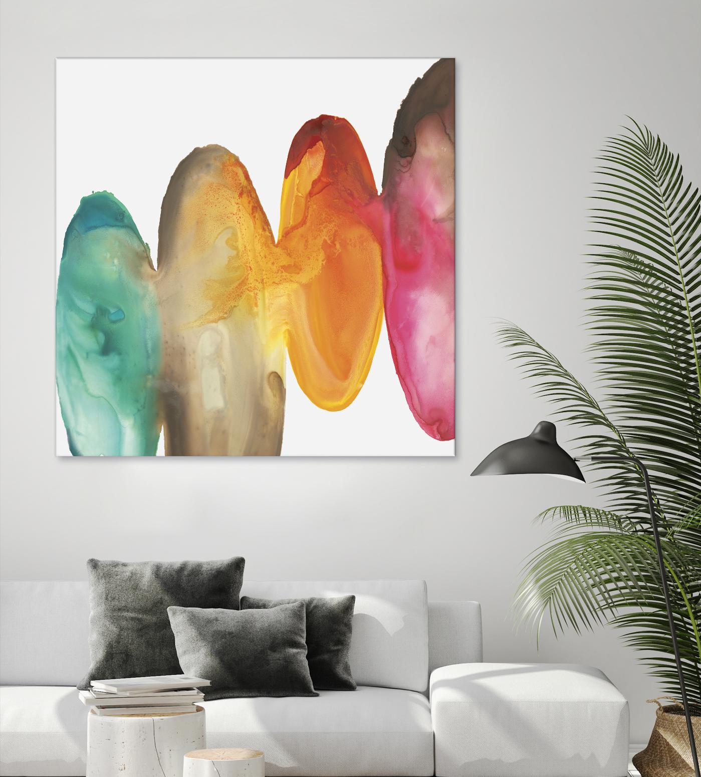 Bound I by Eva Watts on GIANT ART - orange abstract