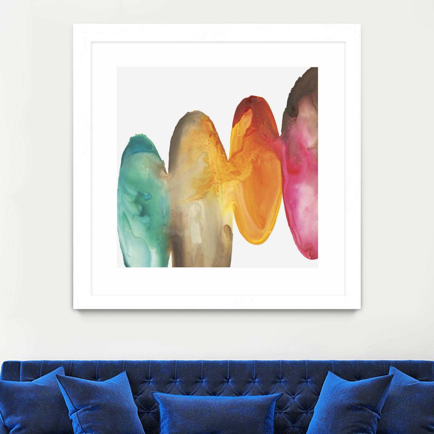 Bound I by Eva Watts on GIANT ART - orange abstract