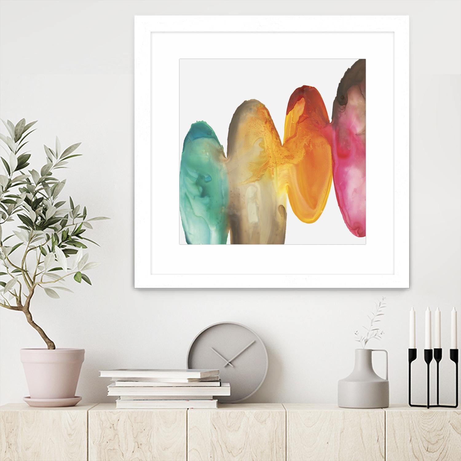 Bound I by Eva Watts on GIANT ART - orange abstract