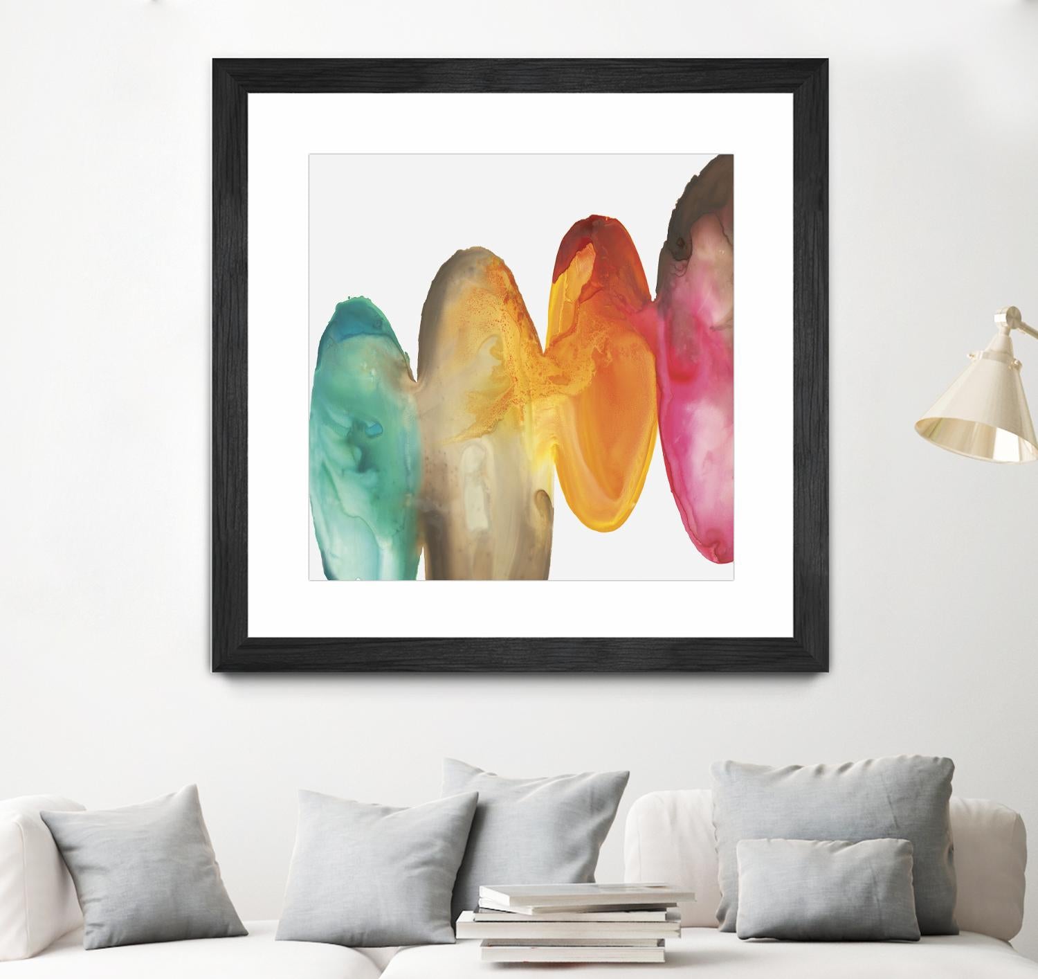 Bound I by Eva Watts on GIANT ART - orange abstract