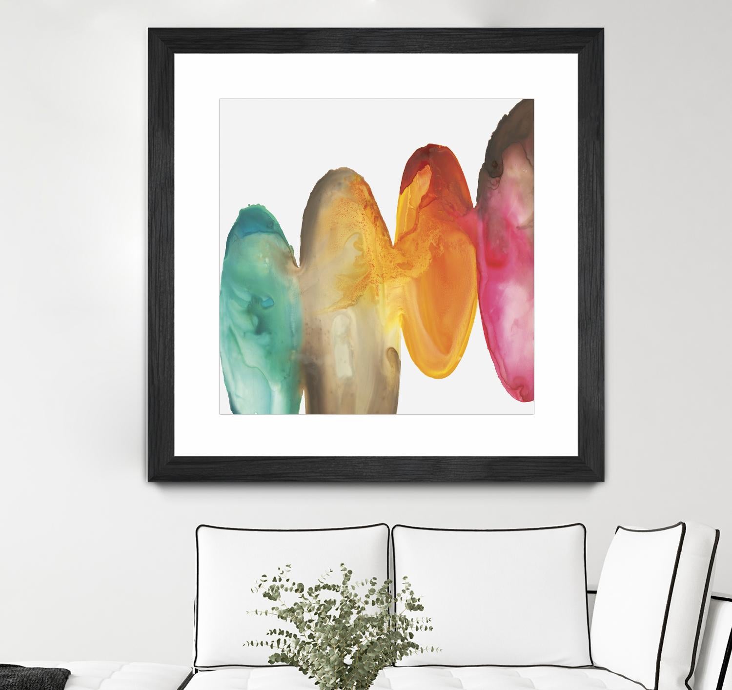 Bound I by Eva Watts on GIANT ART - orange abstract