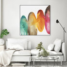 Bound I by Eva Watts on GIANT ART - orange abstract