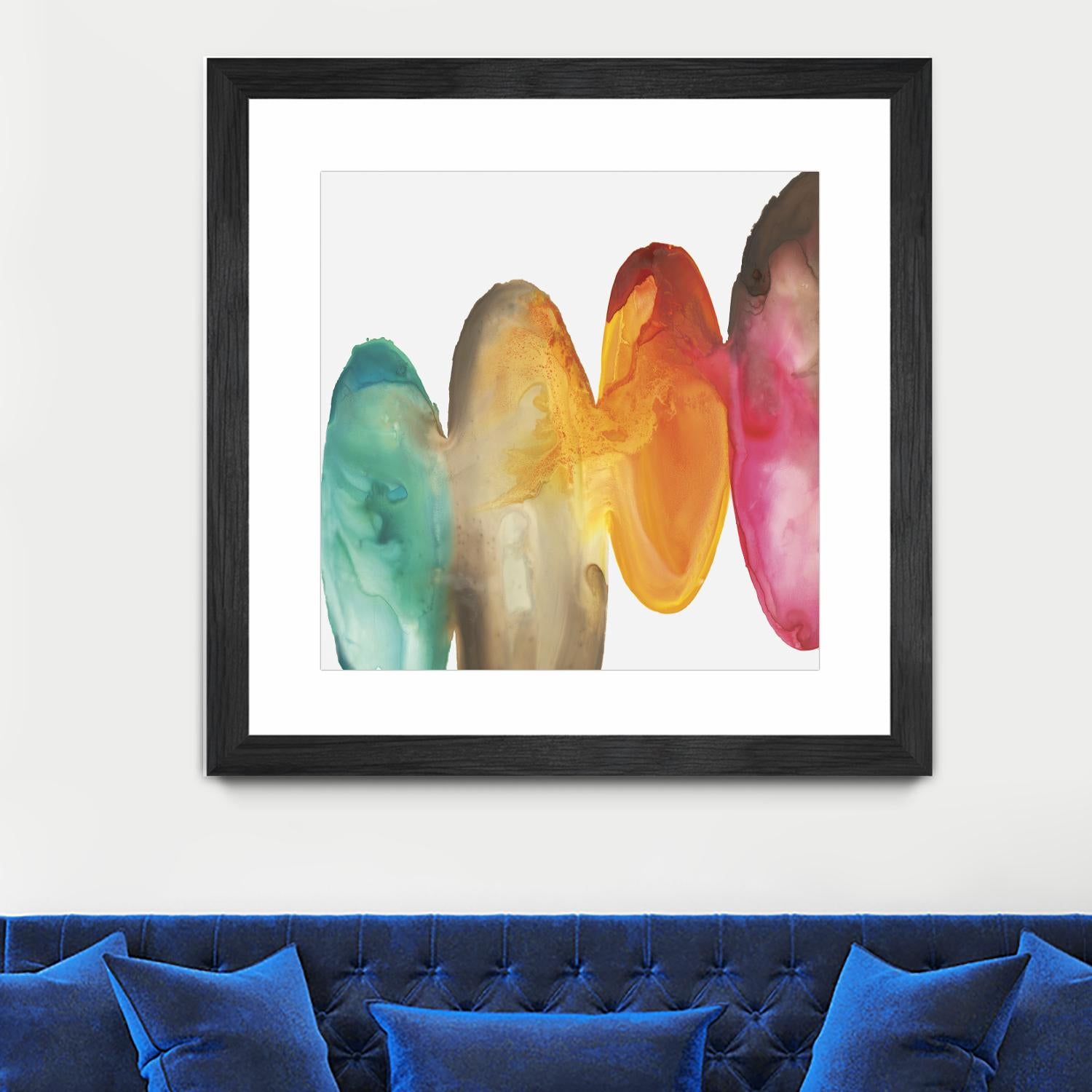 Bound I by Eva Watts on GIANT ART - orange abstract