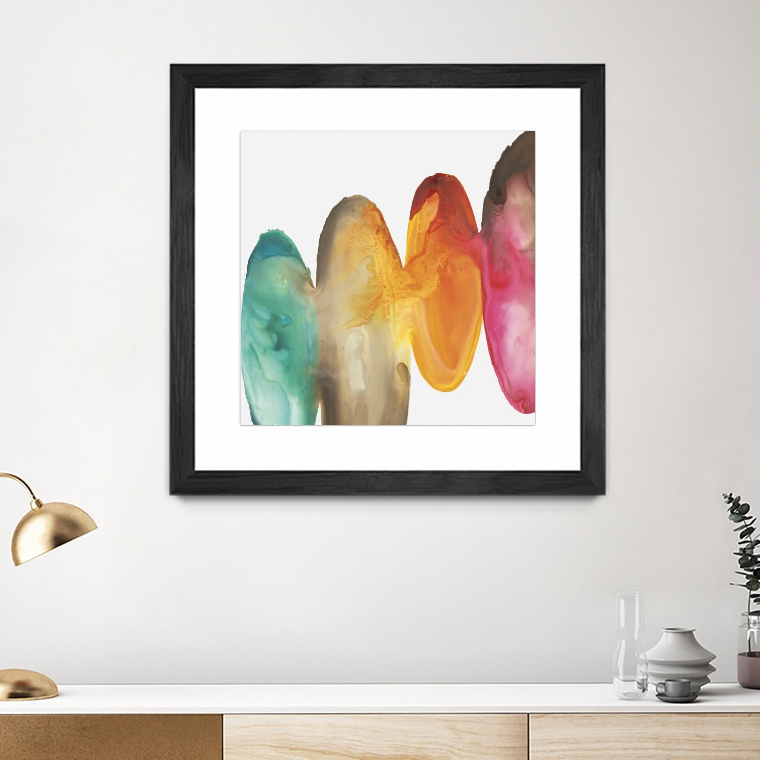 Bound I by Eva Watts on GIANT ART - orange abstract