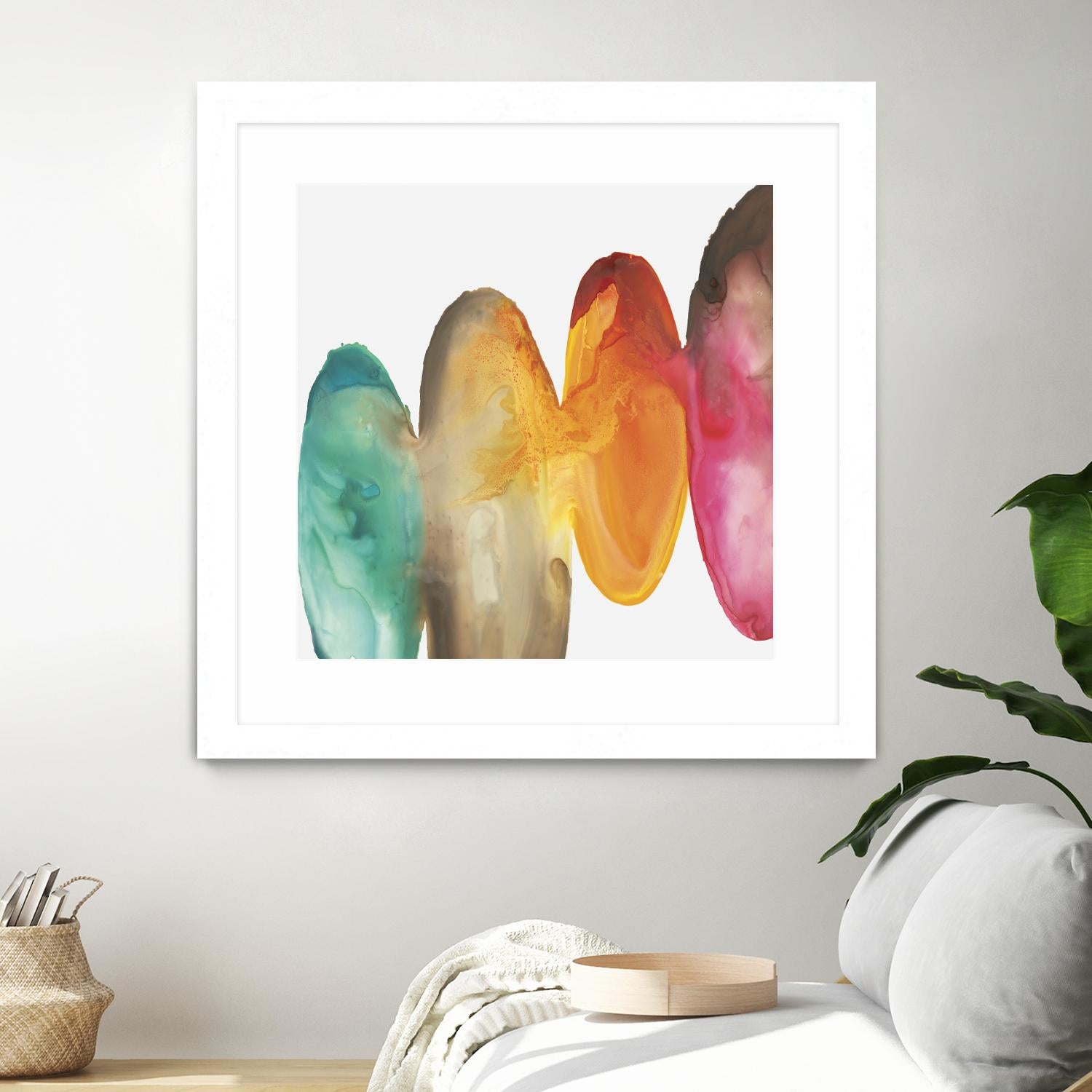 Bound I by Eva Watts on GIANT ART - orange abstract