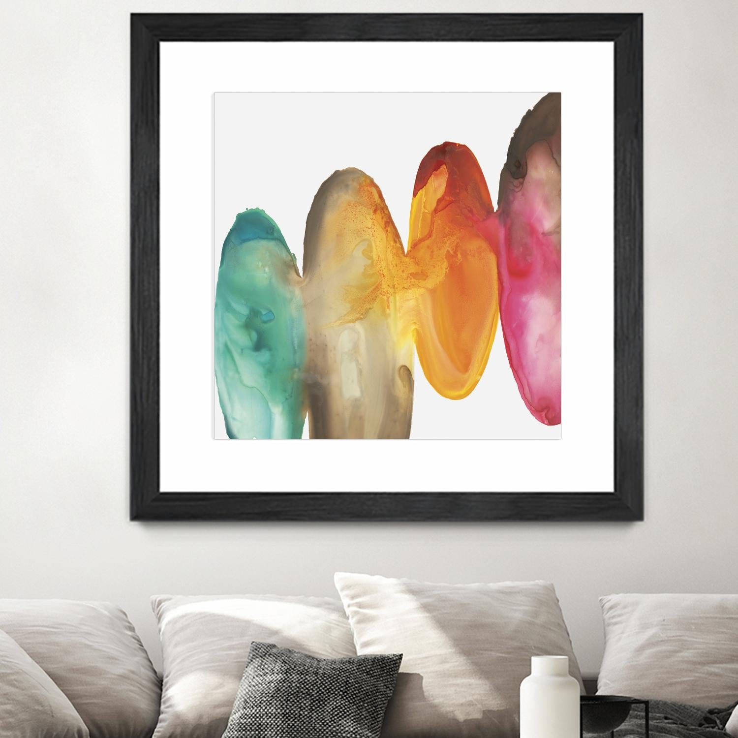 Bound I by Eva Watts on GIANT ART - orange abstract