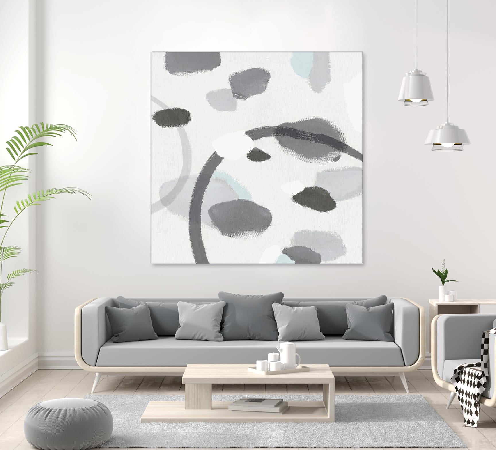 Grey II by Isabelle Z on GIANT ART - grey abstract