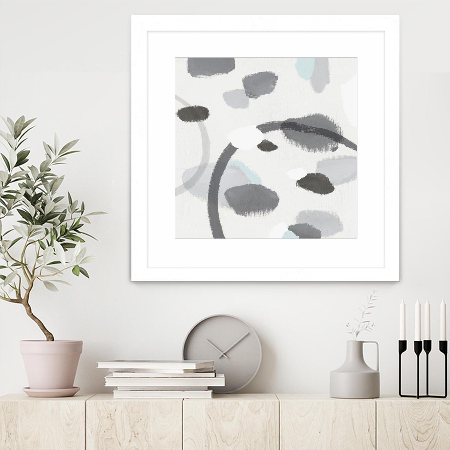 Grey II by Isabelle Z on GIANT ART - grey abstract