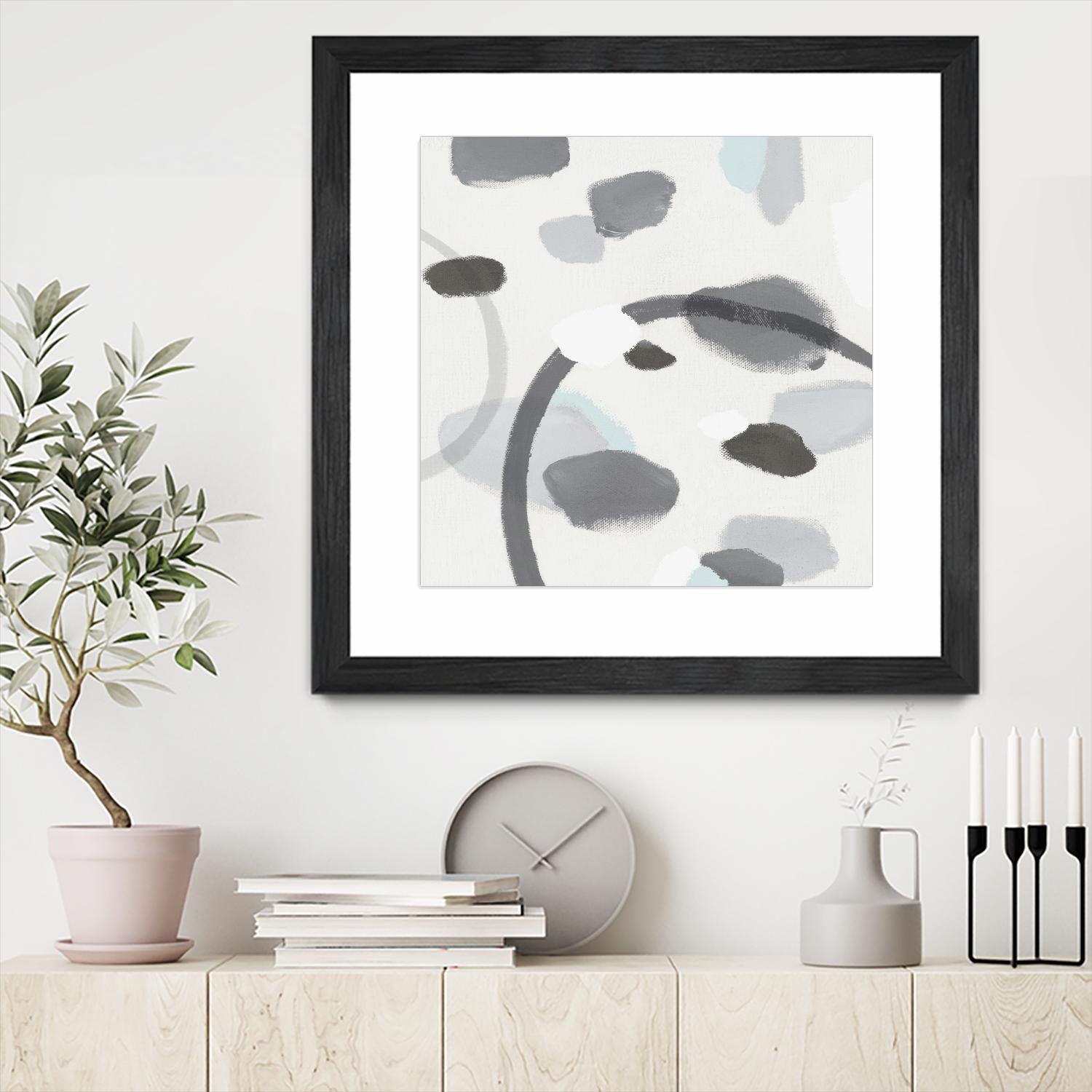Grey II by Isabelle Z on GIANT ART - grey abstract