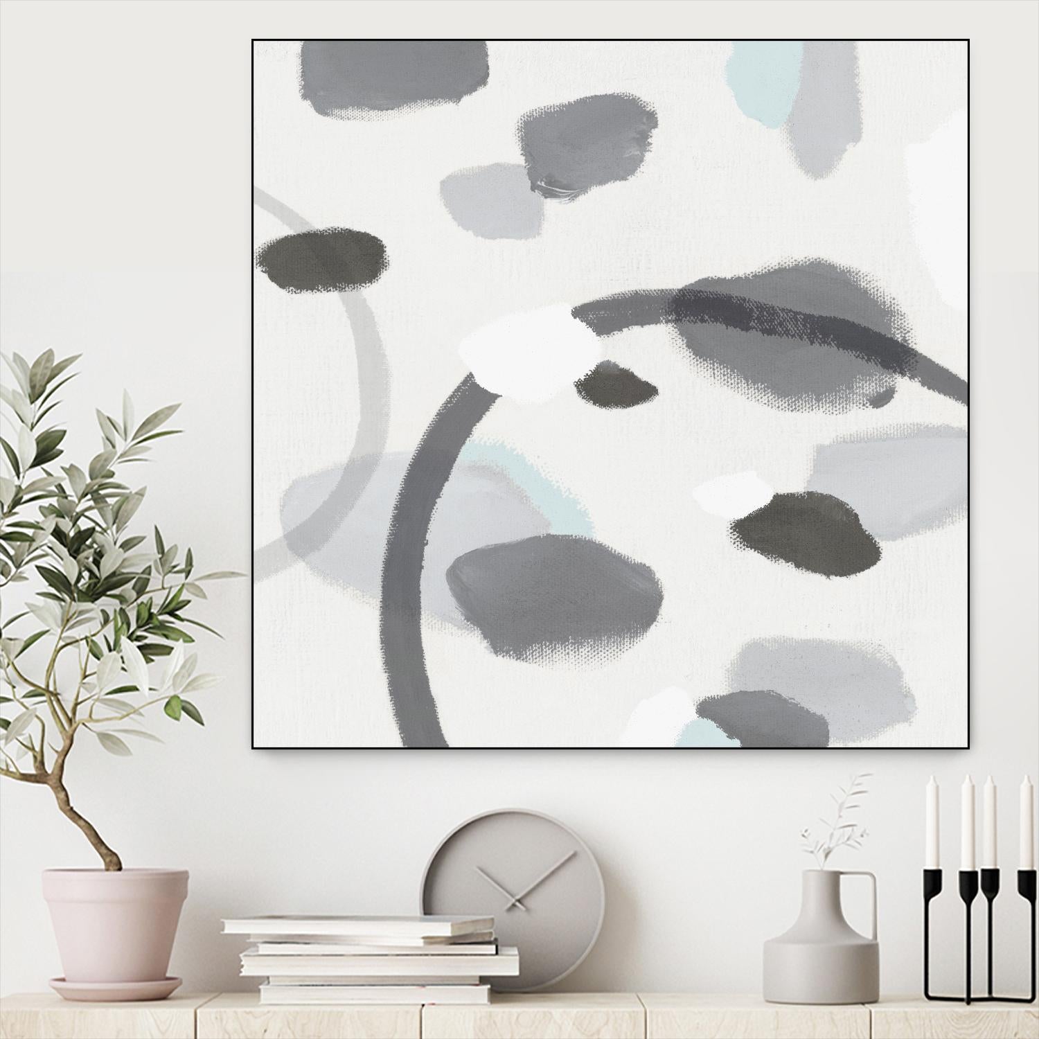 Grey II by Isabelle Z on GIANT ART - grey abstract