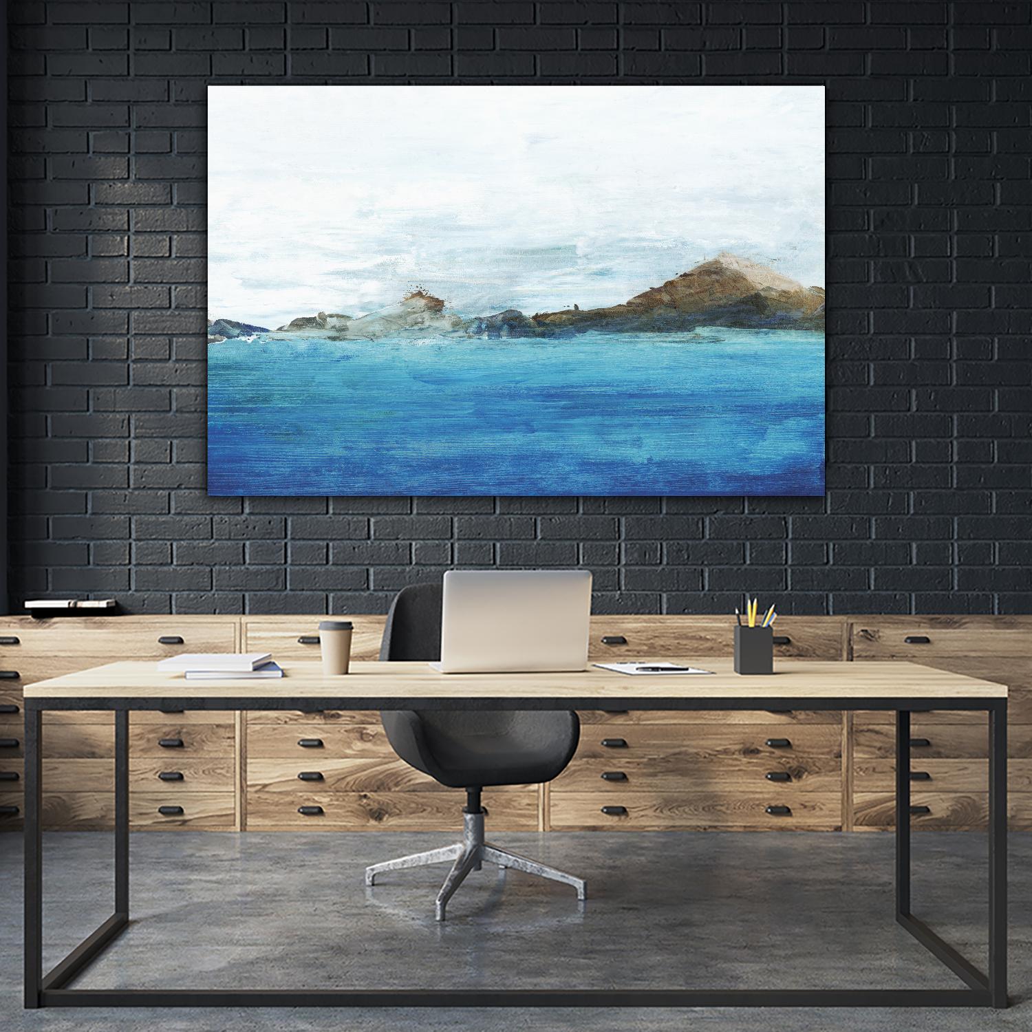 Coastal Views by Isabelle Z on GIANT ART - white landscape