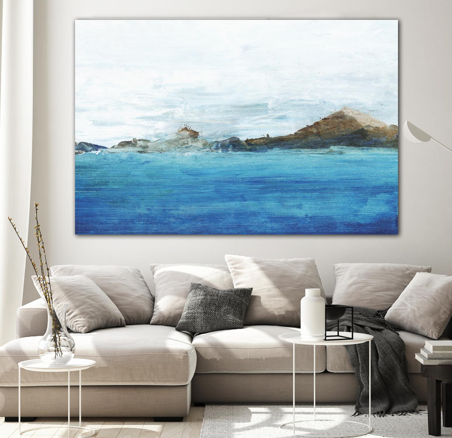 Coastal Views by Isabelle Z on GIANT ART - white landscape