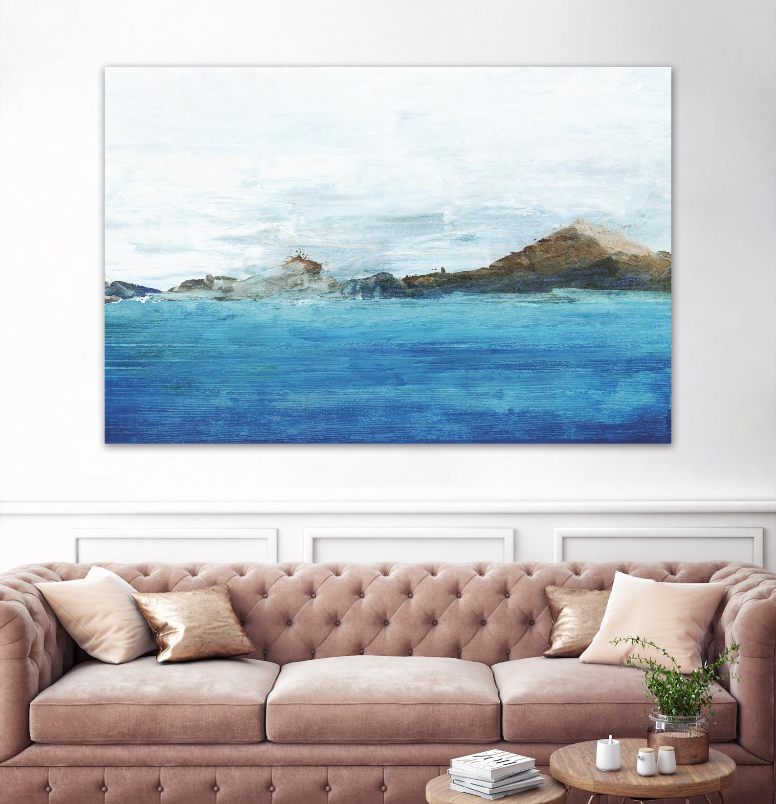 Coastal Views by Isabelle Z on GIANT ART - white landscape