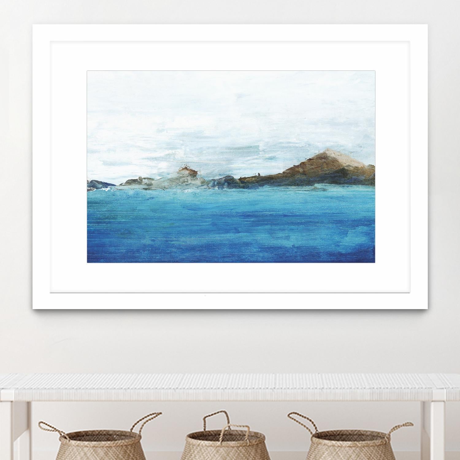 Coastal Views by Isabelle Z on GIANT ART - white landscape