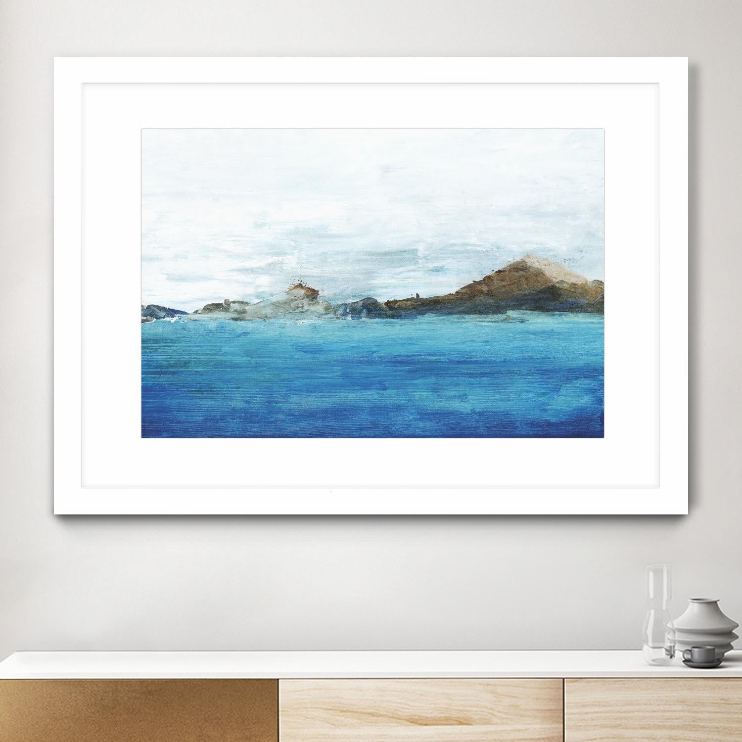 Coastal Views by Isabelle Z on GIANT ART - white landscape