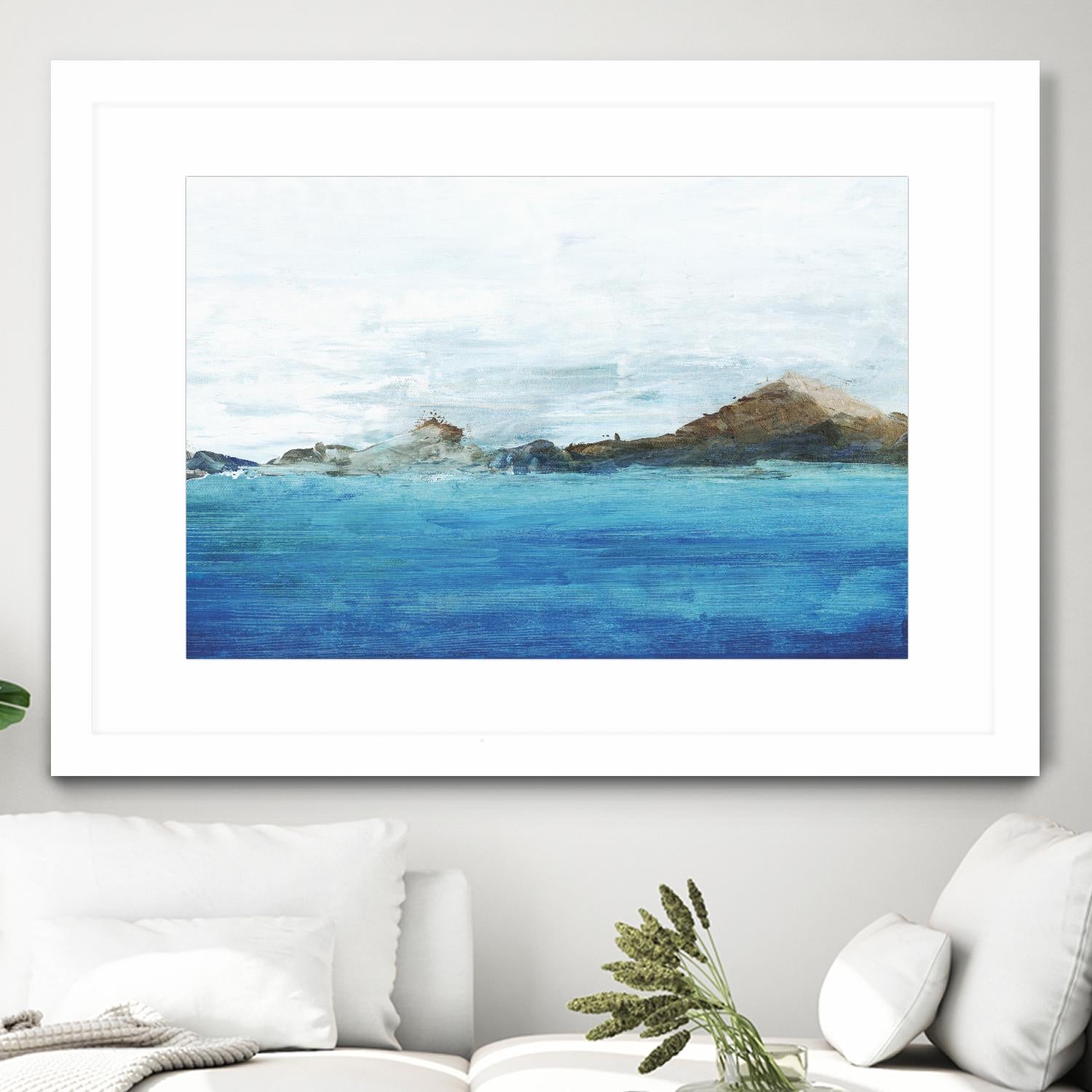 Coastal Views by Isabelle Z on GIANT ART - white landscape
