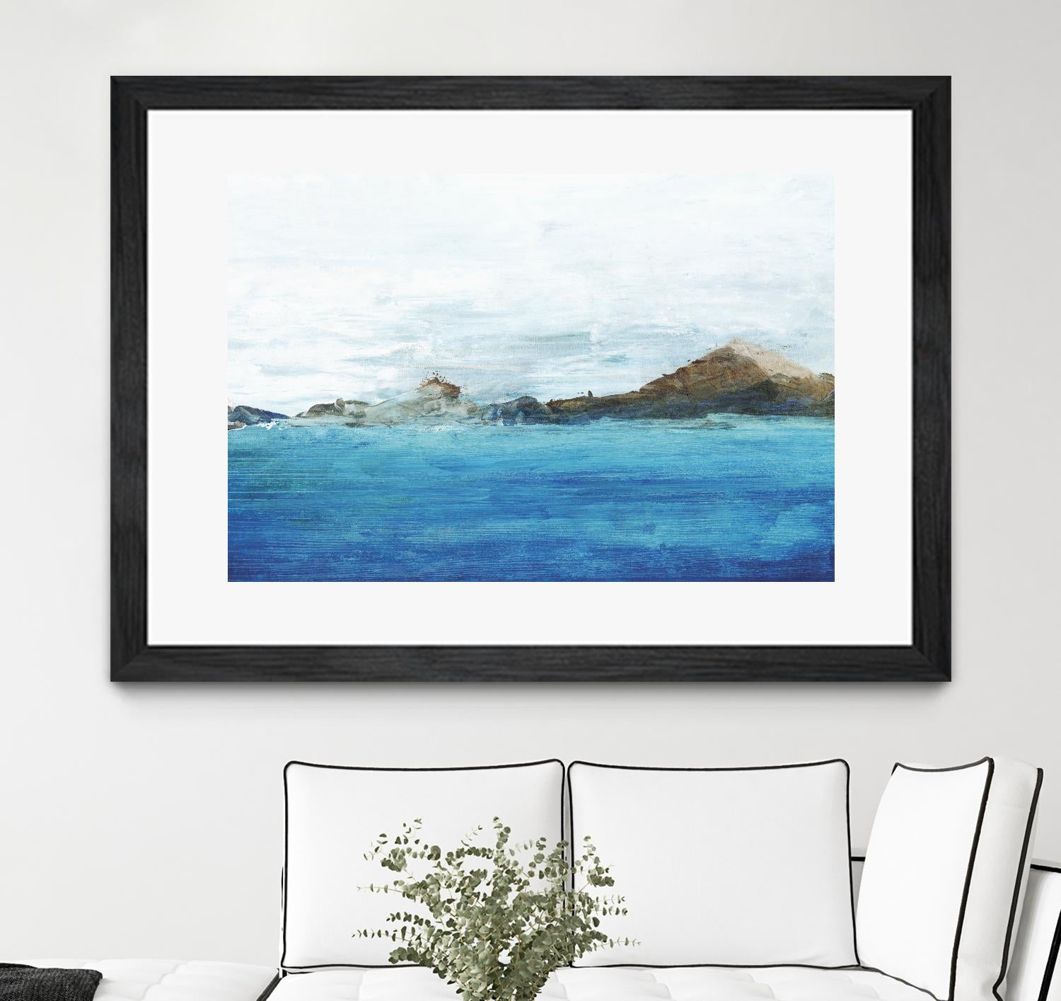 Coastal Views by Isabelle Z on GIANT ART - white landscape