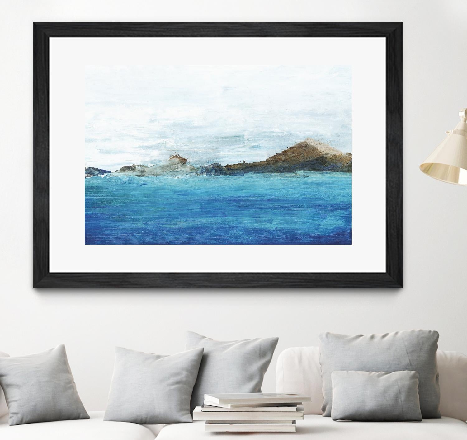 Coastal Views by Isabelle Z on GIANT ART - white landscape