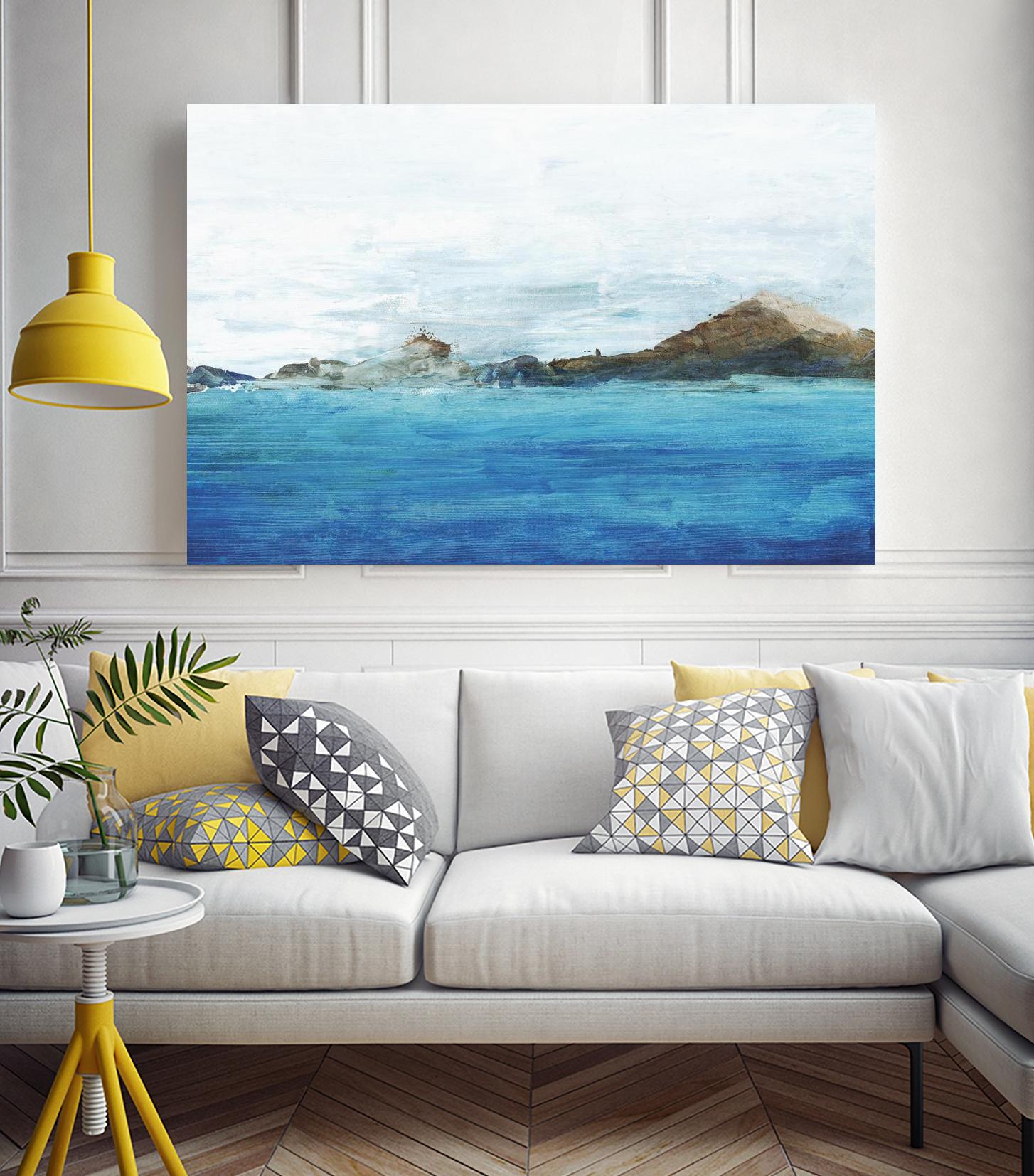 Coastal Views by Isabelle Z on GIANT ART - white landscape