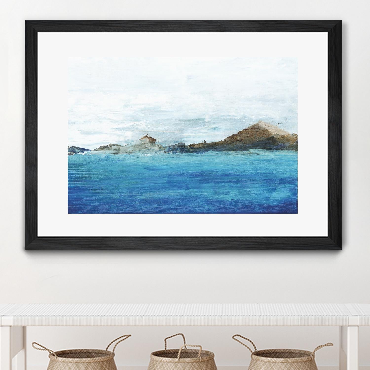 Coastal Views by Isabelle Z on GIANT ART - white landscape