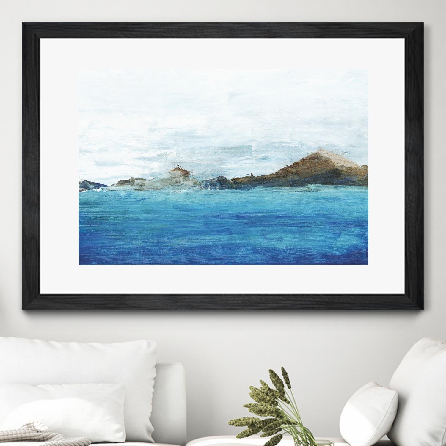 Coastal Views by Isabelle Z on GIANT ART - white landscape