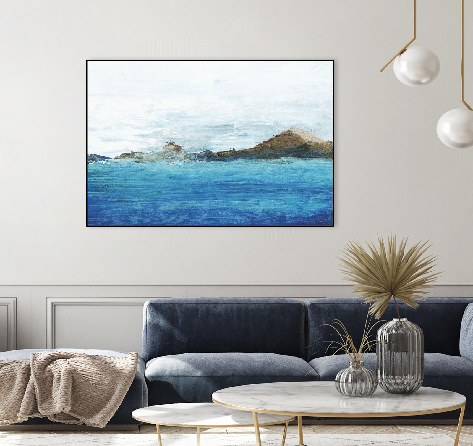Coastal Views by Isabelle Z on GIANT ART - white landscape