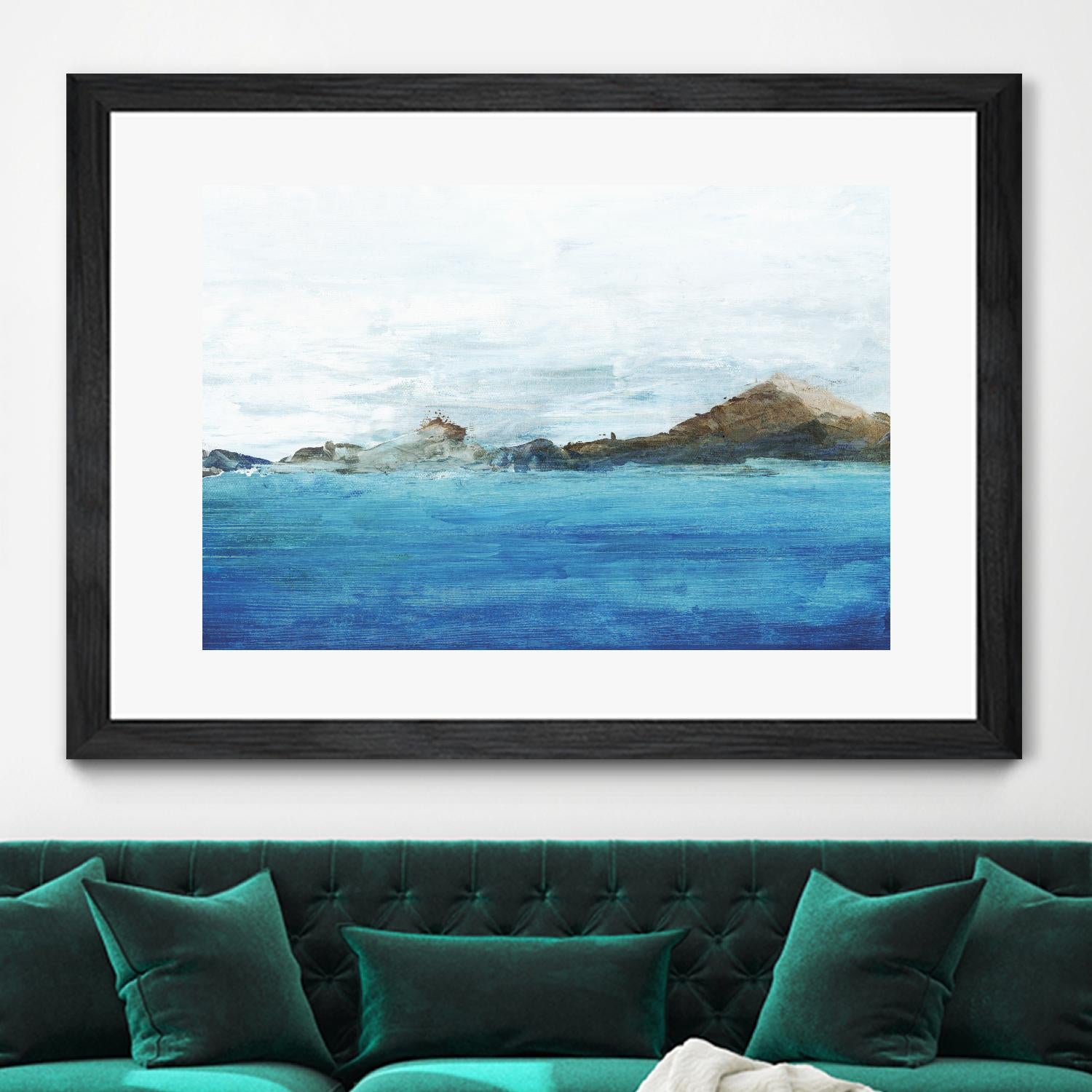 Coastal Views by Isabelle Z on GIANT ART - white landscape