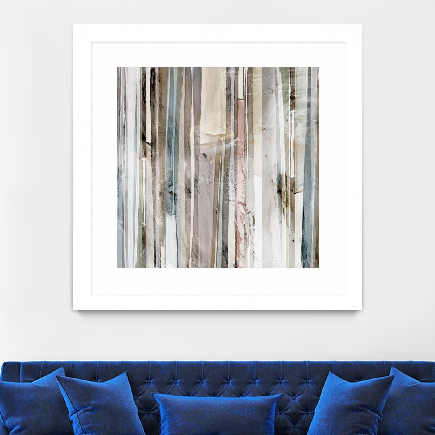 Subdued II by Isabelle Z on GIANT ART - white abstract