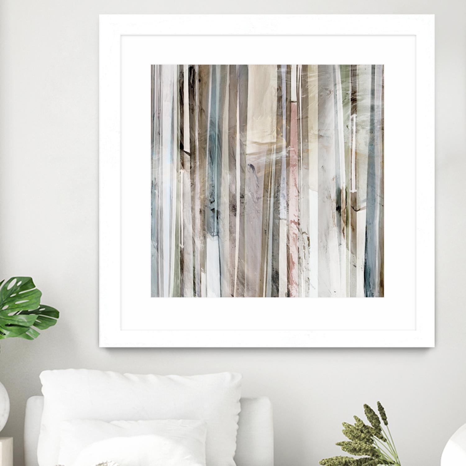 Subdued II by Isabelle Z on GIANT ART - white abstract