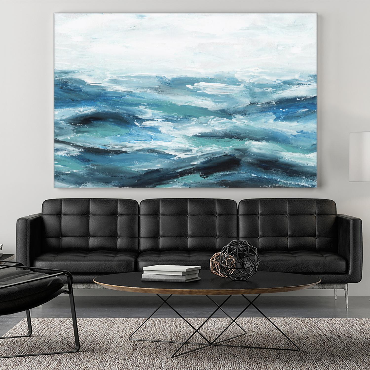 Oceanic I by Isabelle Z on GIANT ART - white sea scene