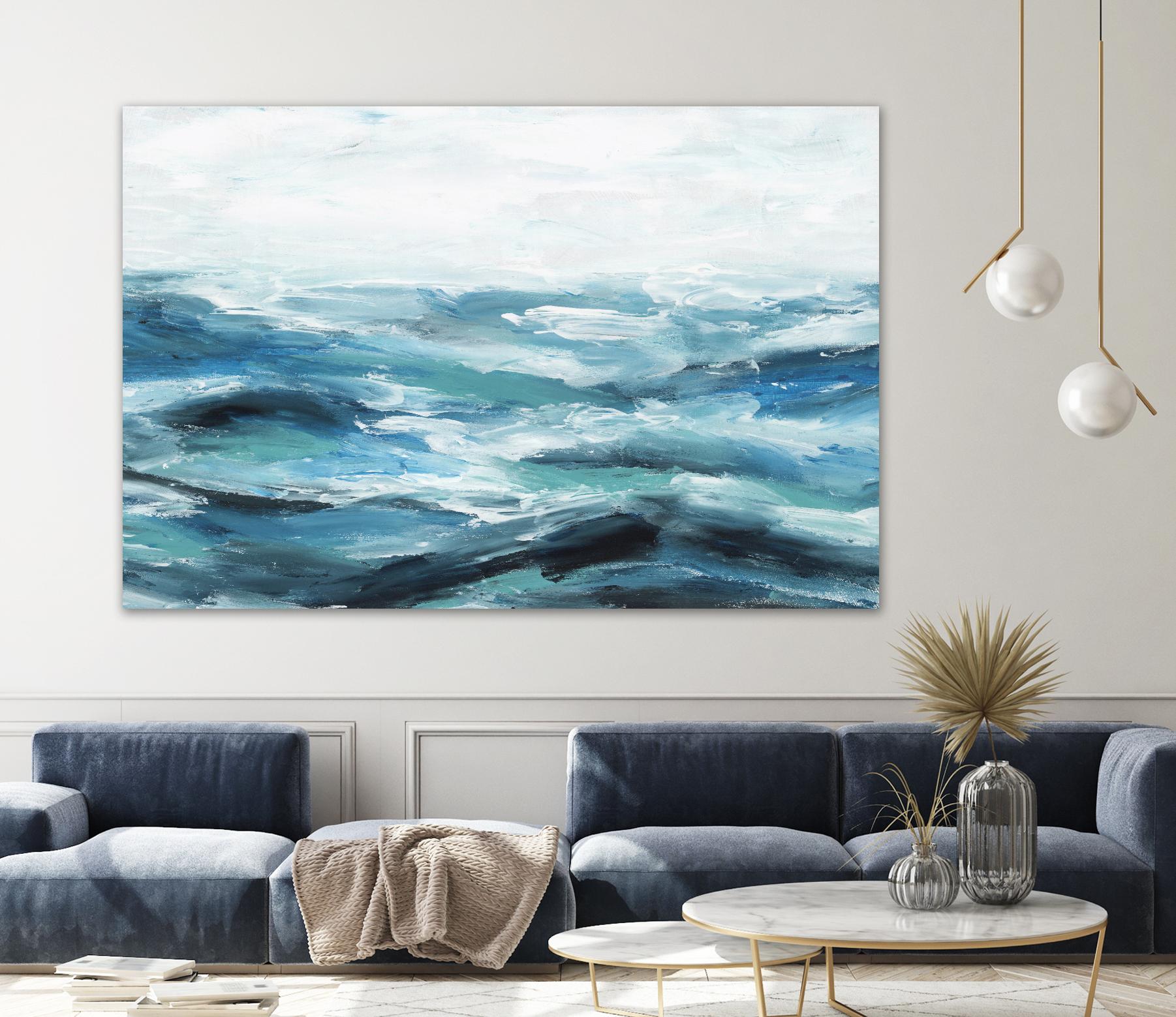 Oceanic I by Isabelle Z on GIANT ART - white sea scene